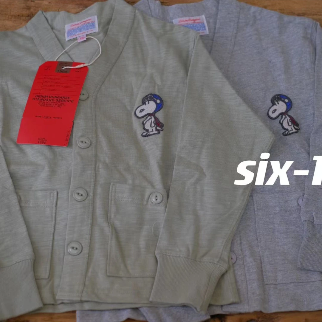 「six-1」DD儿童秋款史努狗刺绣薄外套  1147