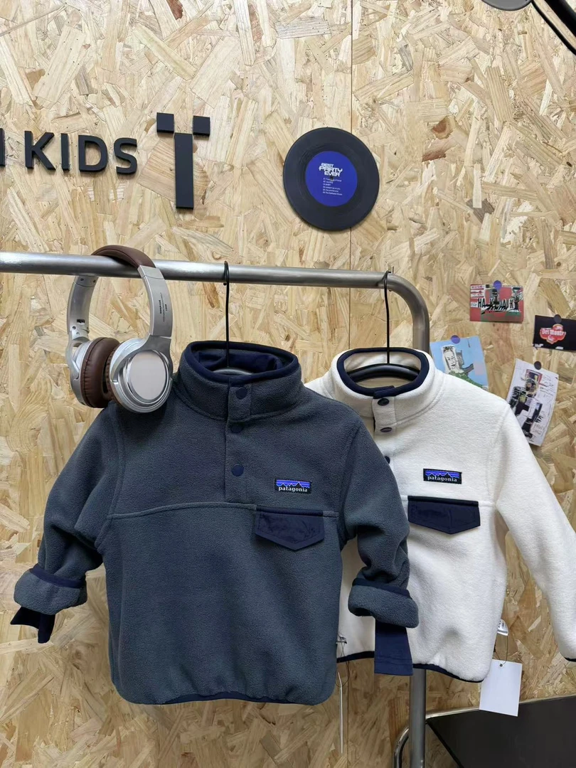 「LIUYI」pa2024儿童秋冬摇粒绒半套头内胆卫衣款  2235