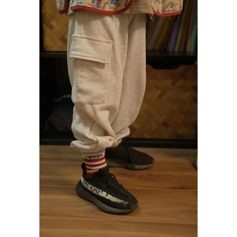 「LIUYI」春季男女童毛圈工装运动裤  1836