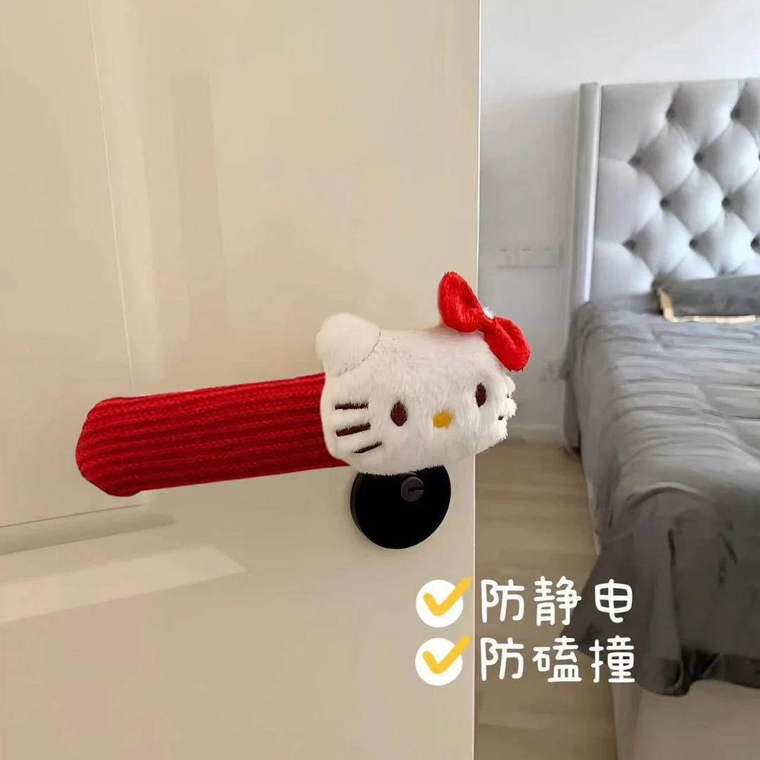 新年通用儿童手套保护套卡通可爱房间防静电门后防撞新家卧室装饰