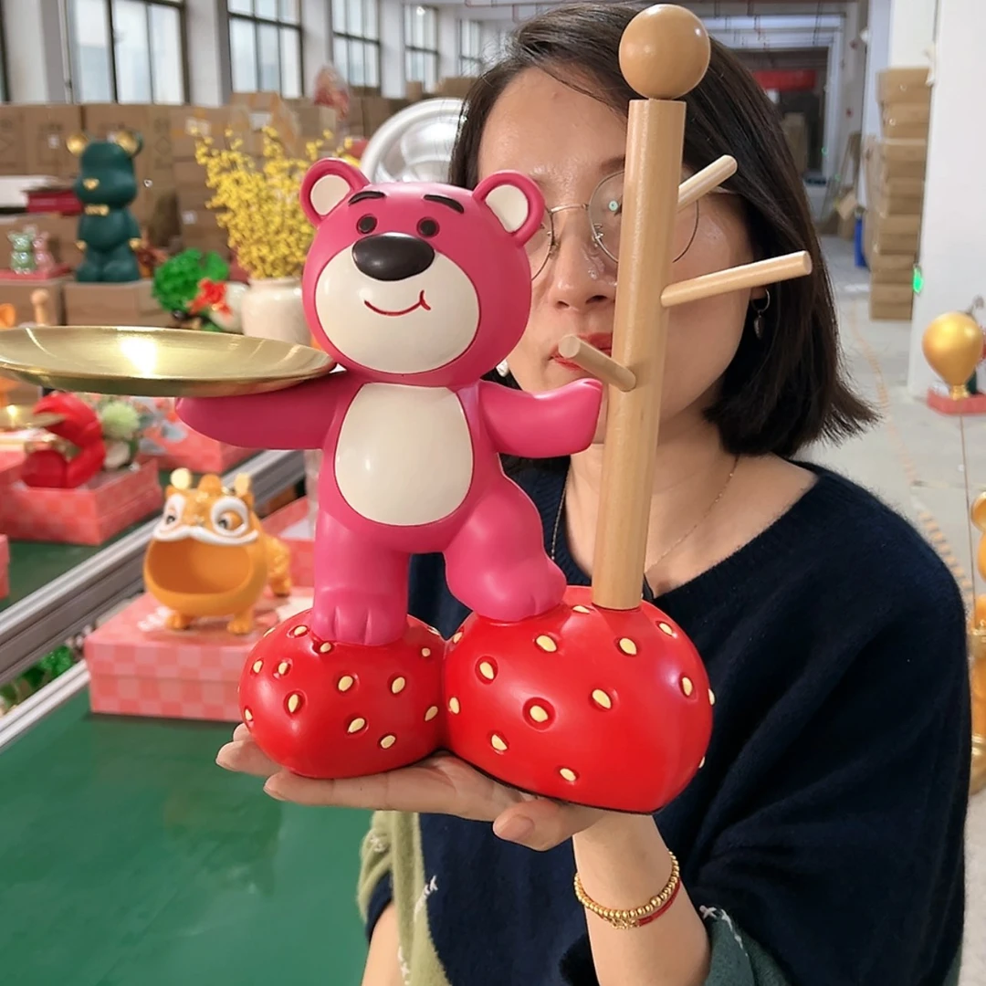 【闪购商品】摆件摆件工艺品草莓熊