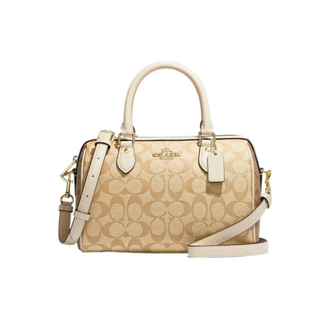 COACH/蔻驰女士新款Rowan波士顿枕头包斜跨单肩包C71399美国直邮