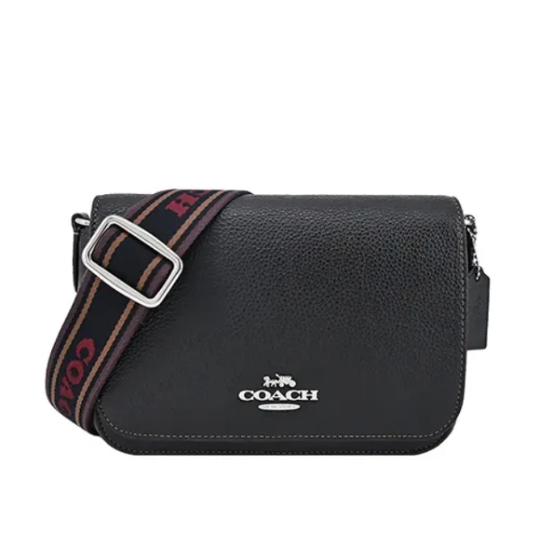 COACH/蔻驰女士新款马车翻盖邮差单肩包c71078经典时尚美国直邮