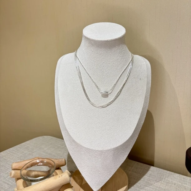 925银耳饰 高货饰品 020叠搭气质百搭小众简约饰品