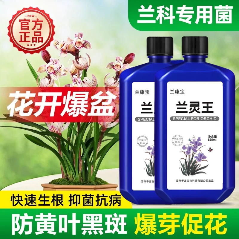兰灵王兰花专用营养液肥料正品蝴蝶兰君子兰多箭素兰灵王植物通用