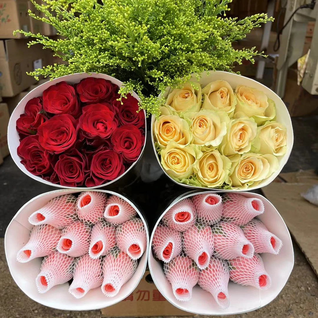 【宠粉福利】红玫瑰香槟玫瑰粉玫瑰云爱莎南昆明鲜花原产地直发新鲜