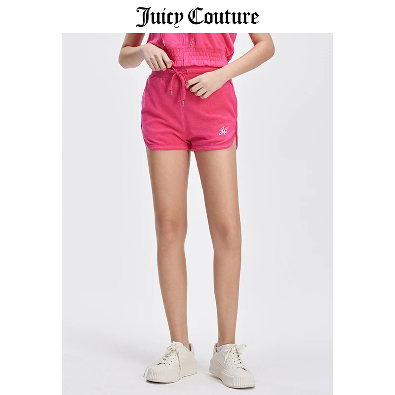 Juicy Couture橘滋短裤女夏季新款美式运动辣妹热裤宽松休闲裤