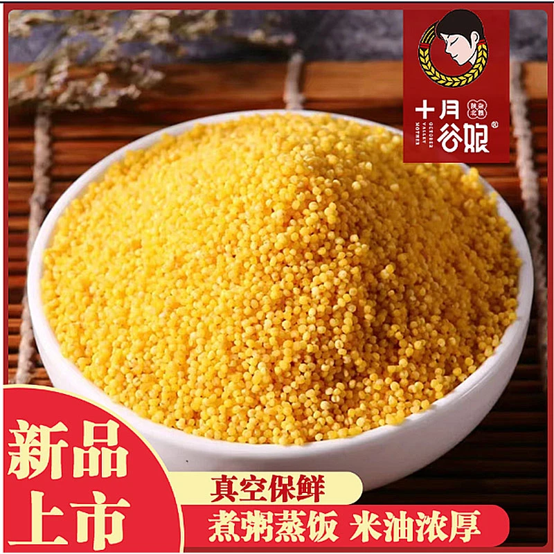 【大博奶奶】陕西农家新黄小米 养胃油糯小米粥 当季新粮