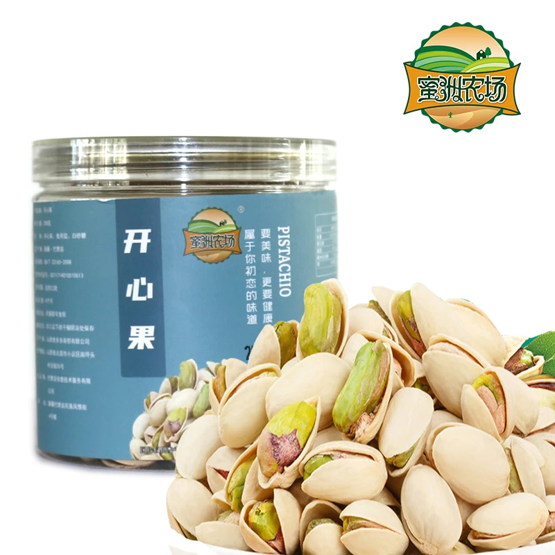 蜜洲农场 开心果 258g*罐 干果炒货休闲零食