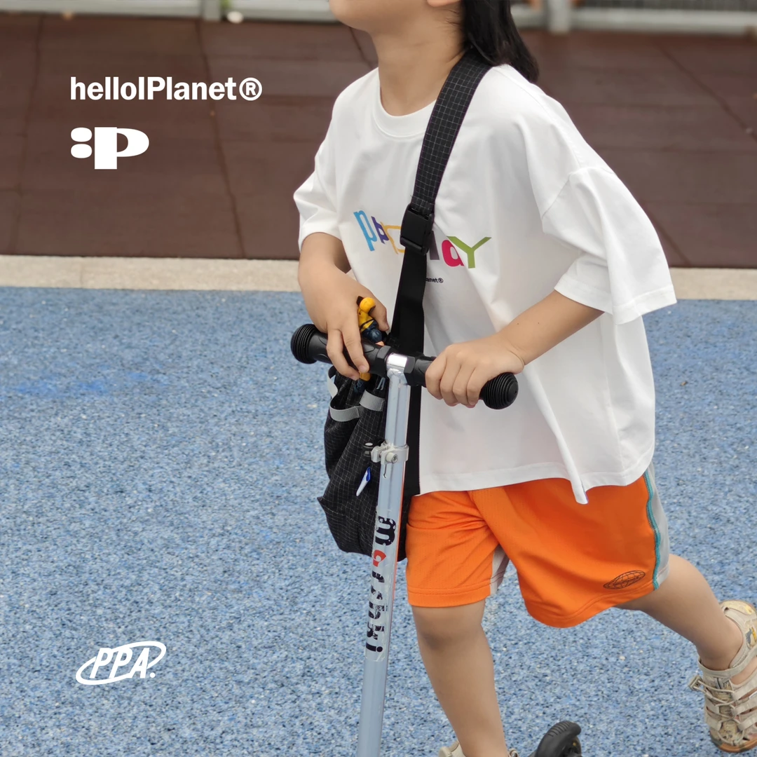 ppapa 现货拼色前后撞色网眼运动新中式儿童短裤 913646