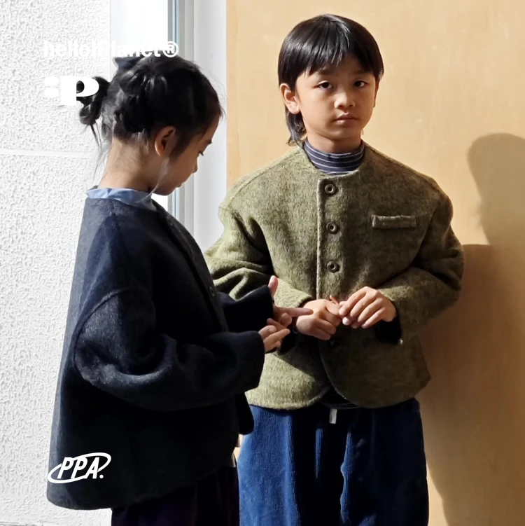 ppapa 双面呢外套 S2770
