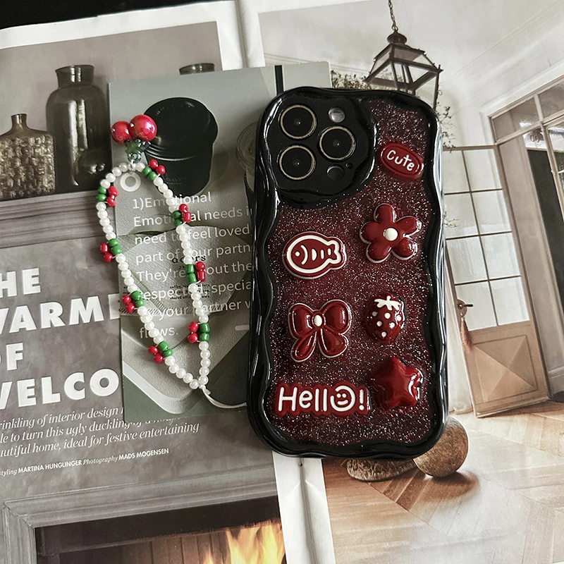 网红安可拉红可爱女生防摔手机壳适用苹果华为小米OPPOvivoiPhone