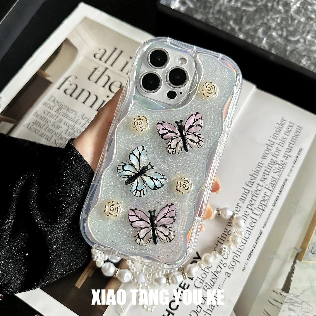 ins高级感小众全包防摔手机壳适用苹果华为小米OPPOvivo iPhone女