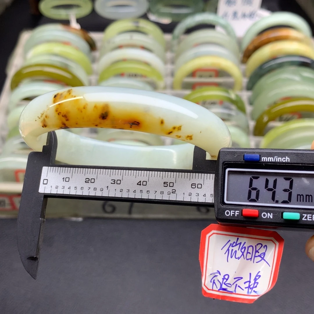 蛇纹石玉手镯505未镶嵌