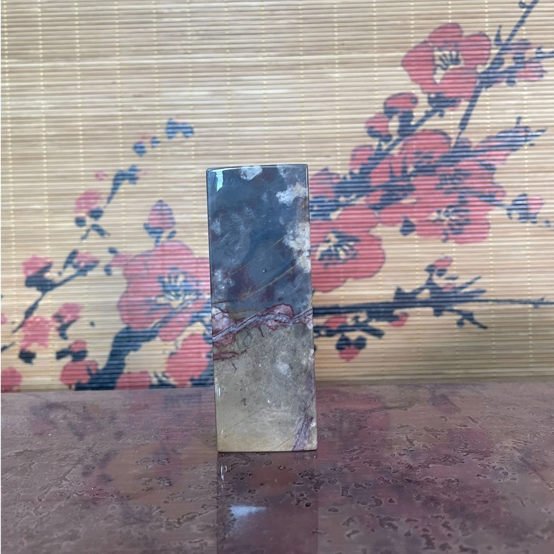 草花石摆件小方章（拍下以实物为准）