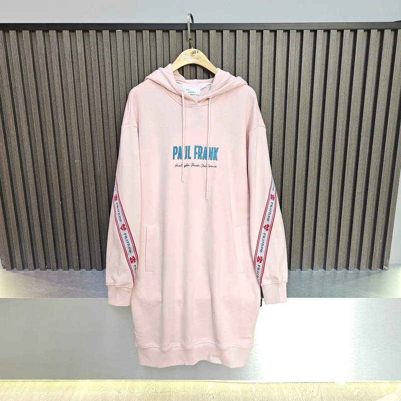 女款休闲卫衣长款连衣裙3120