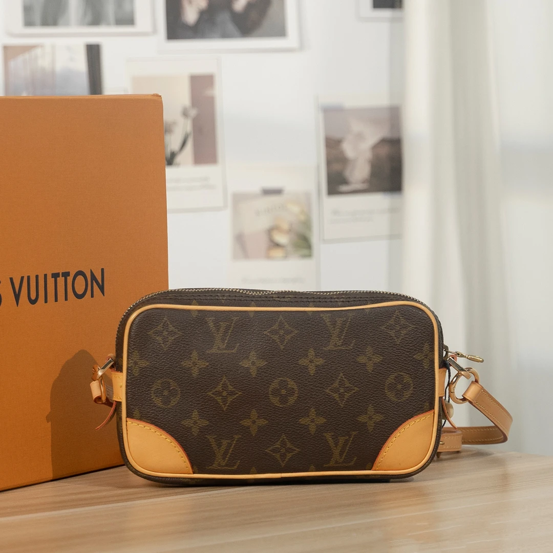 修复品LouisVuitton相机包迷你单肩斜挎包/经典肩包