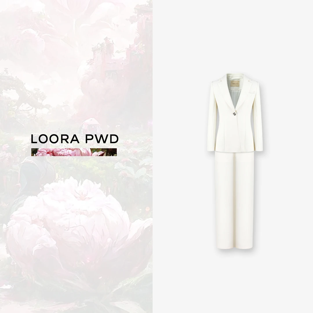 LOORAPWD/罗拉密码原创设计轻奢气质时尚套装23WLAD0062N