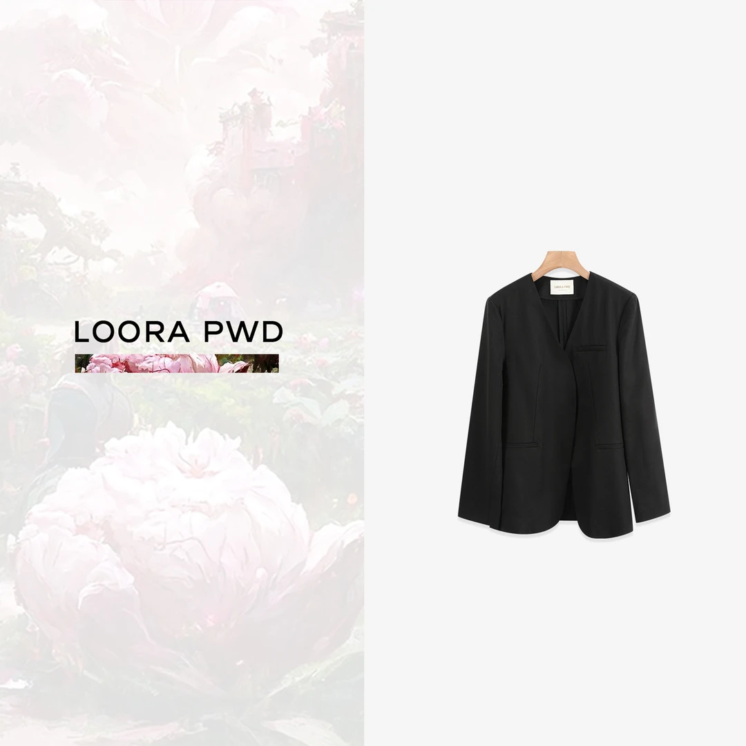 LOORAPWD/罗拉密码（1oo莱赛尔）秋季气质百搭西装外套23WJBB0135N