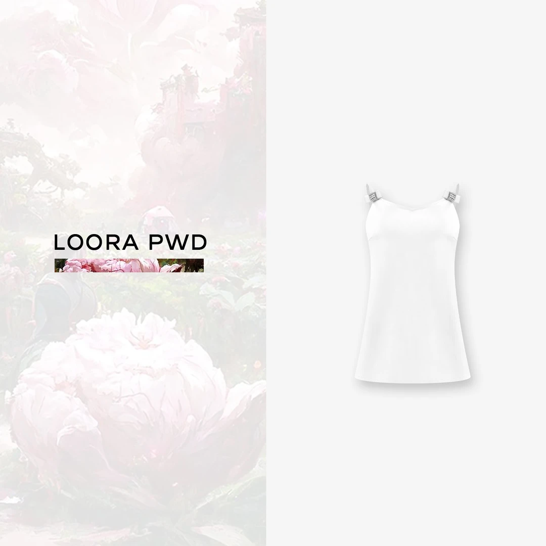 LOORAPWD/罗拉密码时尚修身百搭气质打底背心吊带夏季22CLBI0278N