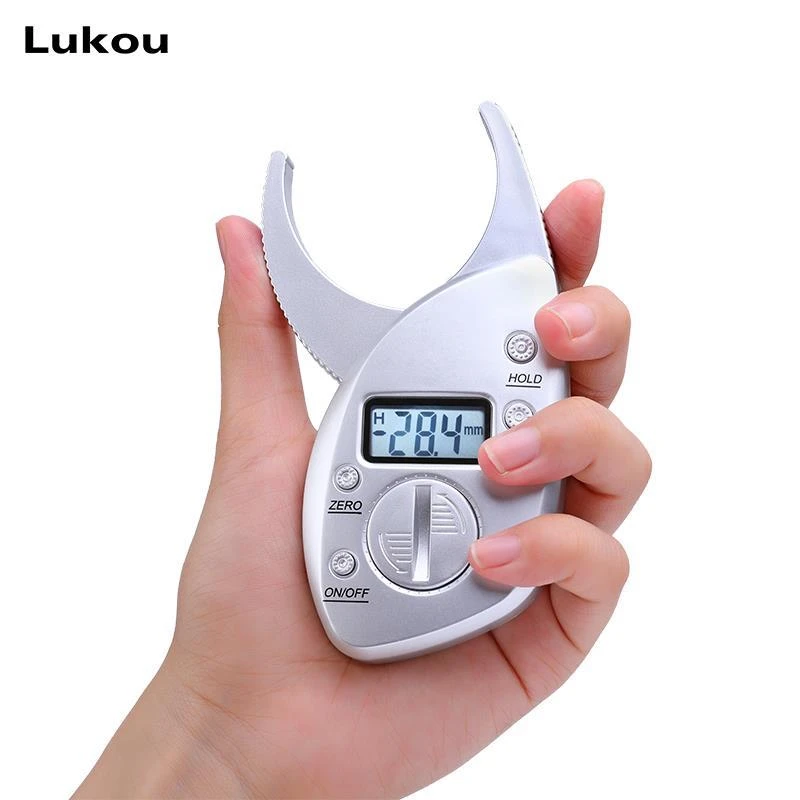 专业体脂钳高精度家用电子皮脂钳脂肪卡尺脂肪夹皮脂夹体脂夹卡尺