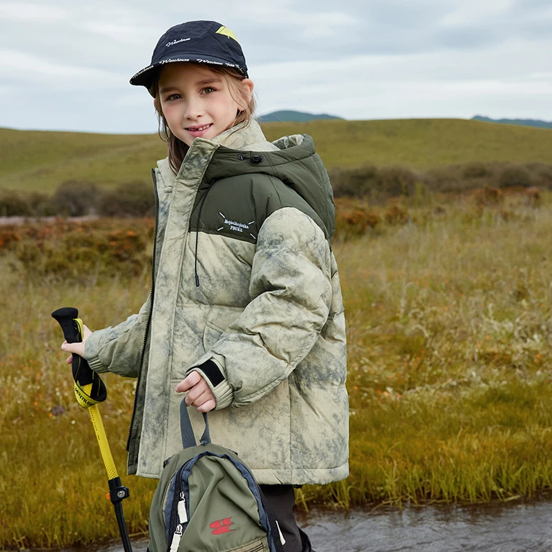 男童短款羽绒服2024新款中大童冬季洋气女童童装加厚儿童保暖外套