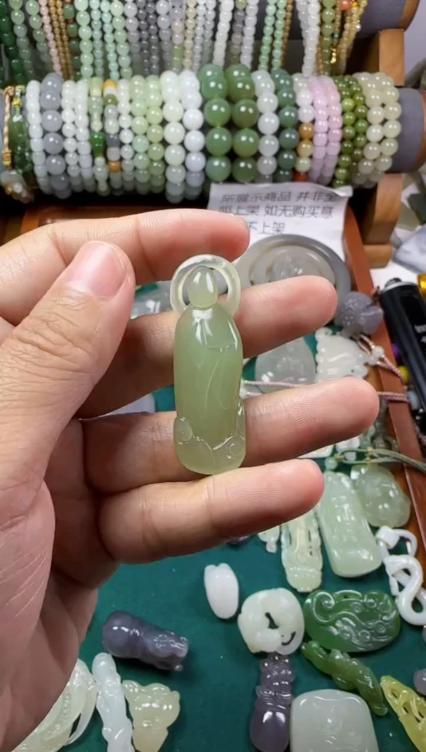 【闪购商品】和田玉无未镶嵌和田玉悟道吊坠