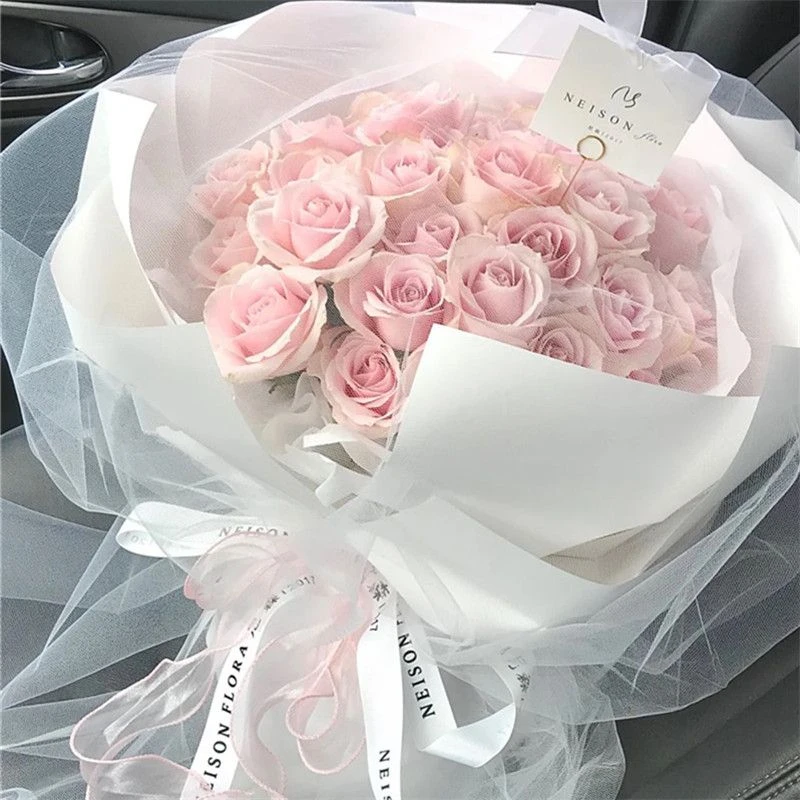 全国鲜花速递同城配送成都粉玫瑰花束送闺蜜生日北京上海杭州花店