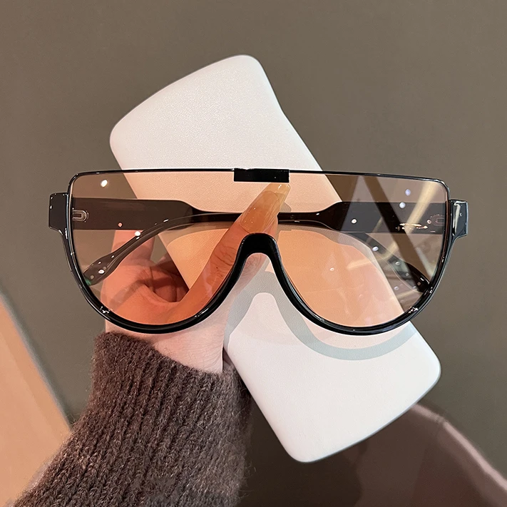 2024新款个性大框飞行员太阳镜男女百搭凹造型拍照墨镜防紫外线潮