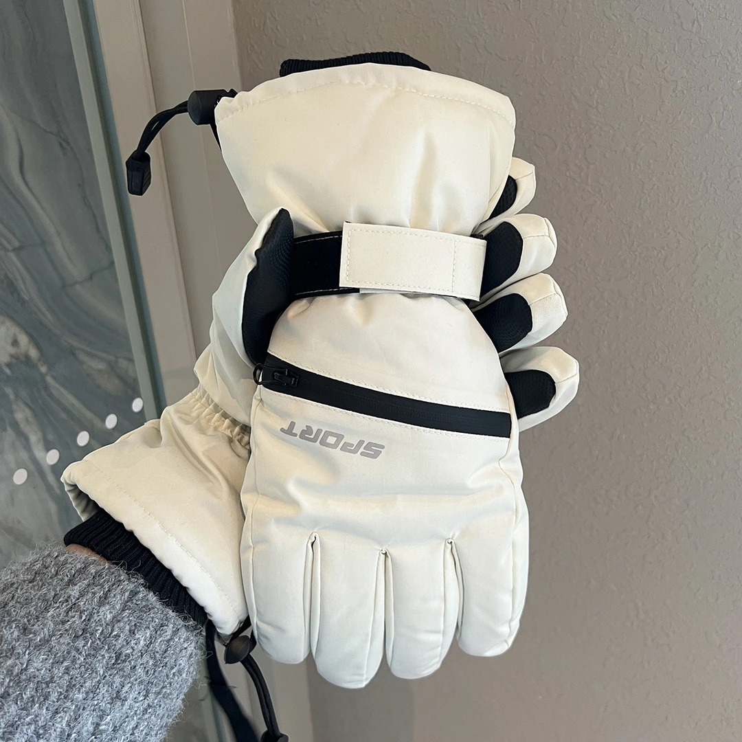 滑雪手套冬季男女加绒加厚保暖防风防寒触屏玩雪防泼水骑行电动车