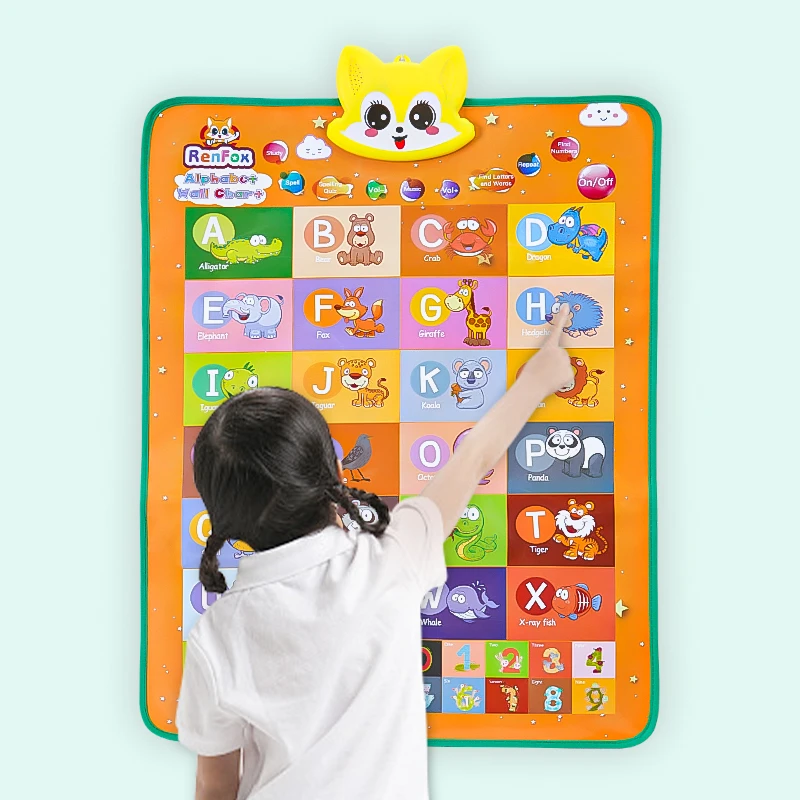 乐叮咚宝宝有声早教挂图 手指点读婴幼儿童发声识字英文学习神器