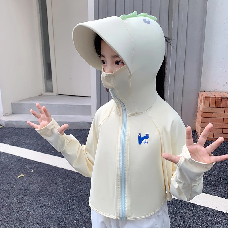 儿童外套童装防晒衣女童宝宝防紫外线防晒服薄款夏季轻薄轻薄遮阳