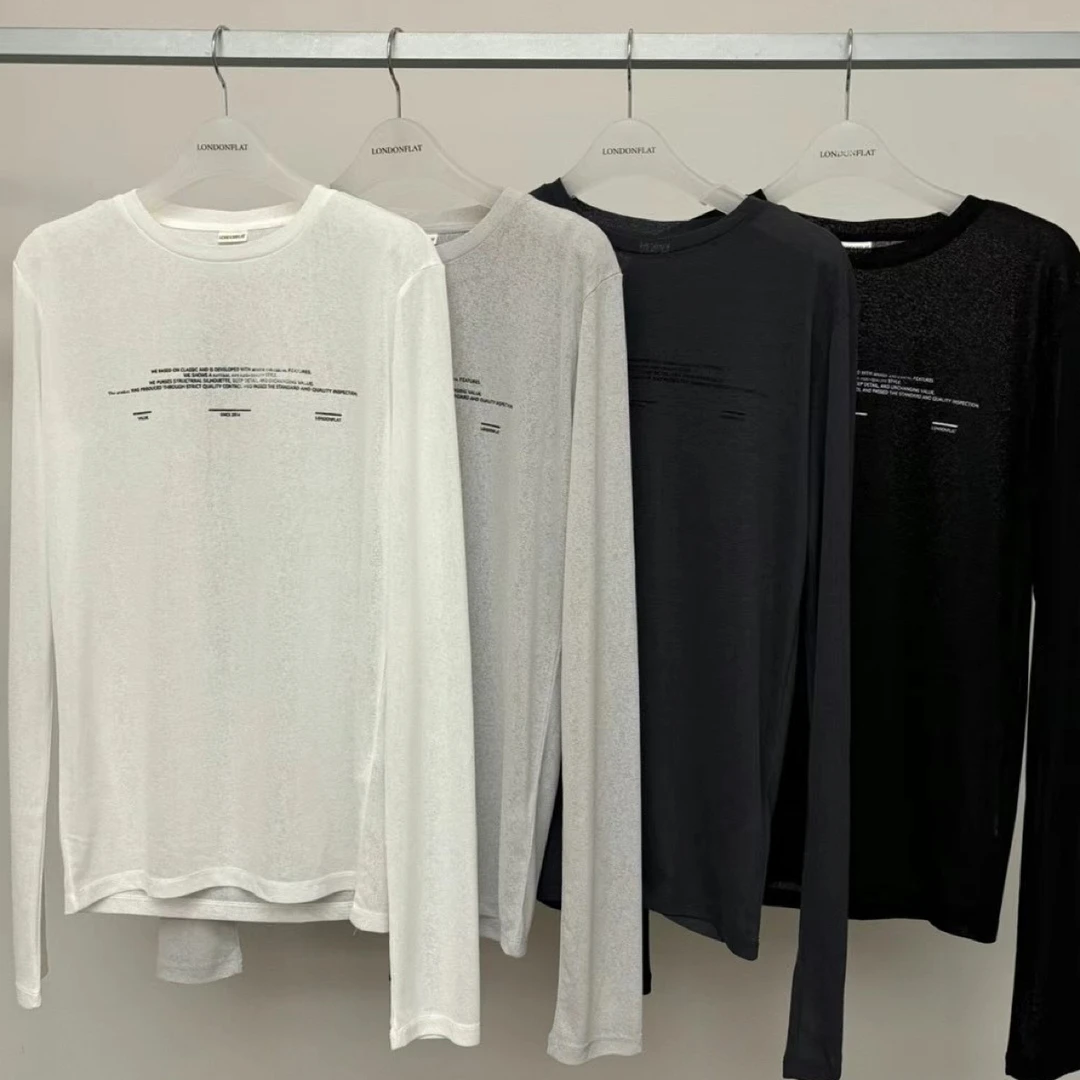 《No退换》东大门Londonflat打底黑色深灰