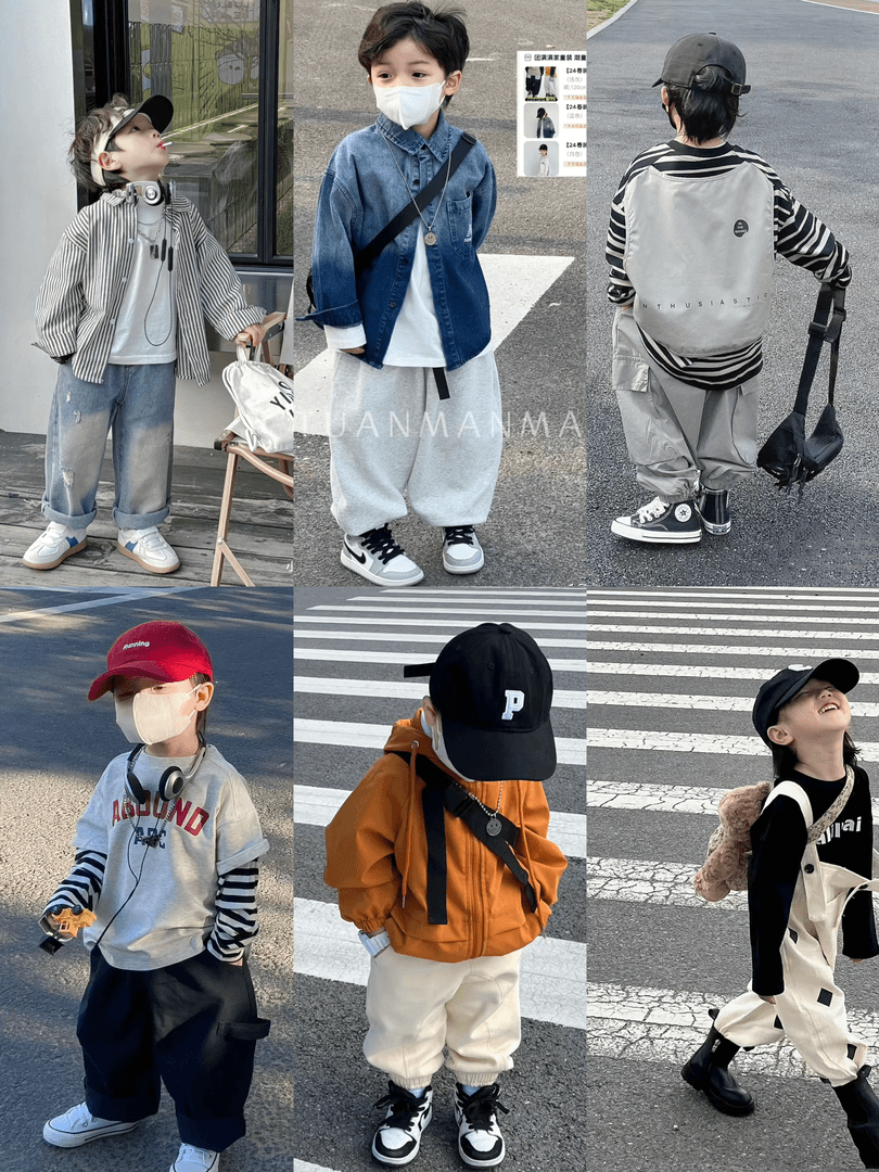 KH 潮版儿童2024夏季童装男女宝宝洋气时尚童品