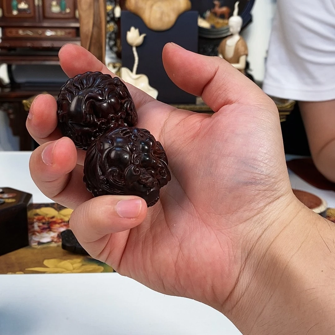 紫檀木类成套家具小叶紫檀手把件