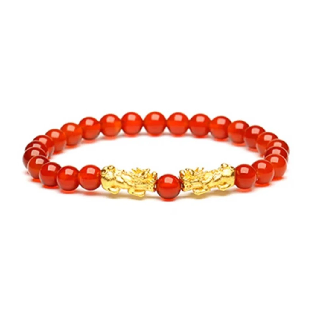 【新婚福利】BM-S134#风火鸿运貔貅玉髓合金镶嵌手链