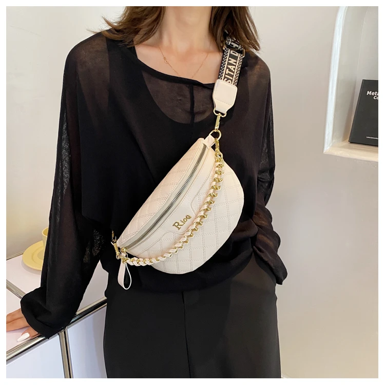 包包女2025夏季流行韩版时尚胸包百搭潮流洋气休闲简约单肩斜跨包