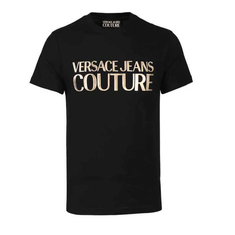Versace Jeans Couture/范思哲男女同款宽松字母印花T恤