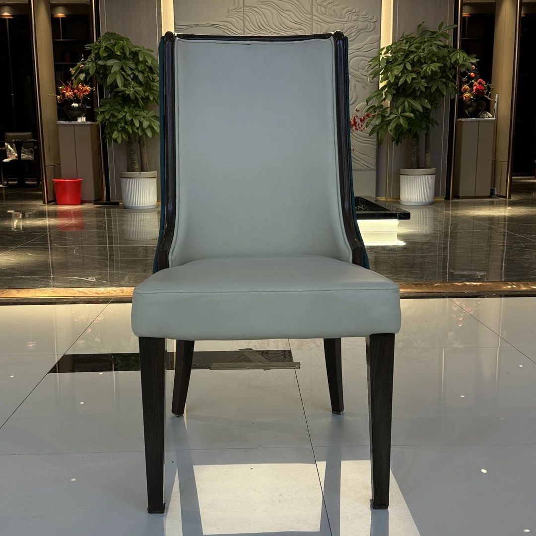 仿实木轻奢韩式酒店餐椅宴会酒席专用
