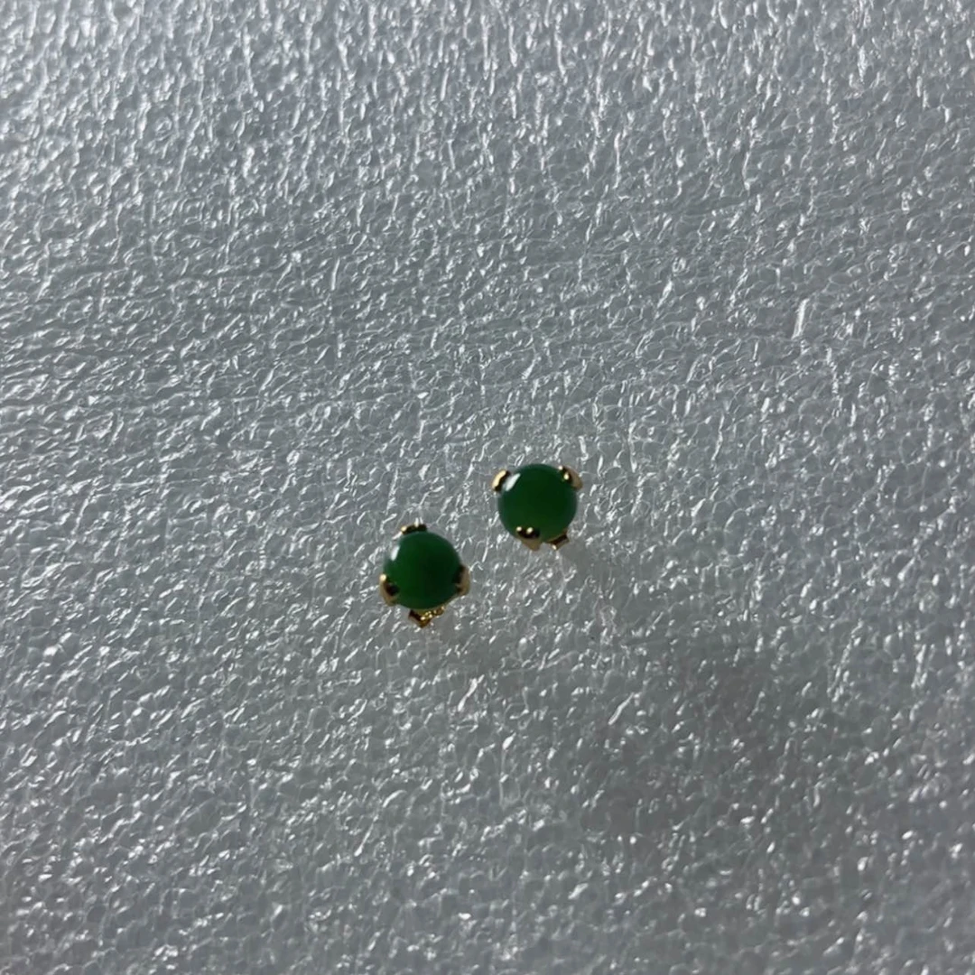 【闪购商品】和田玉耳饰银S925镶嵌