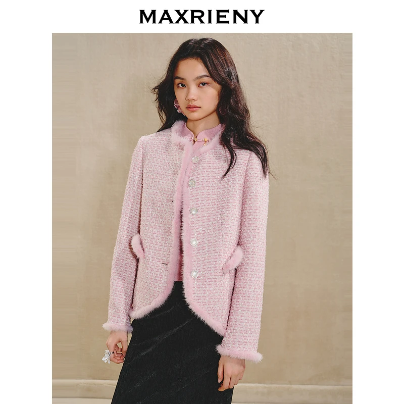 MAXRIENY千金小香风外套高级感法式气质秋冬