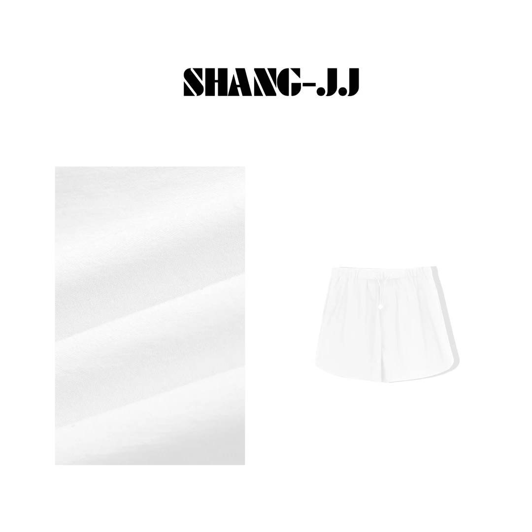 SHANG-JJ【速干短裤】24新款高克重设计感简约百搭短裤q131391p