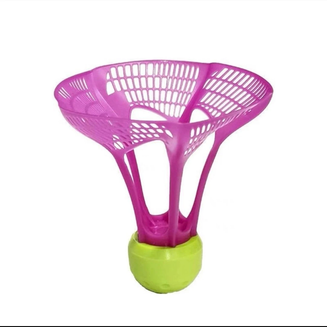 一个羽毛球塑料球耐打训练球打不烂羽毛球 颜色不同 一个