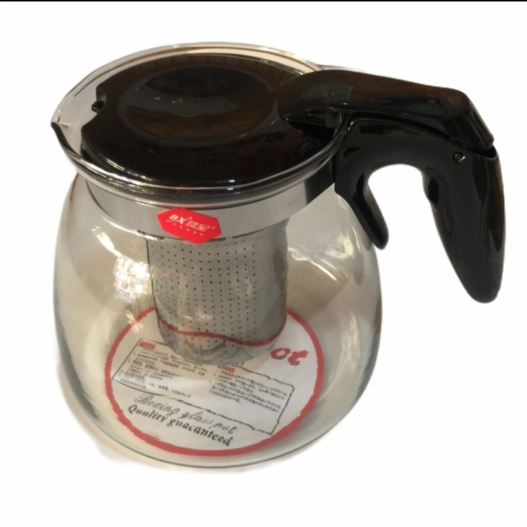 玻星 茶壶玻璃耐热过滤冲茶器家用水壶玻璃泡茶壶茶具一个