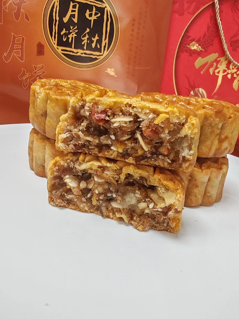 五仁叉烧月饼1斤广式月饼粤桂风味独立包装厂家直销