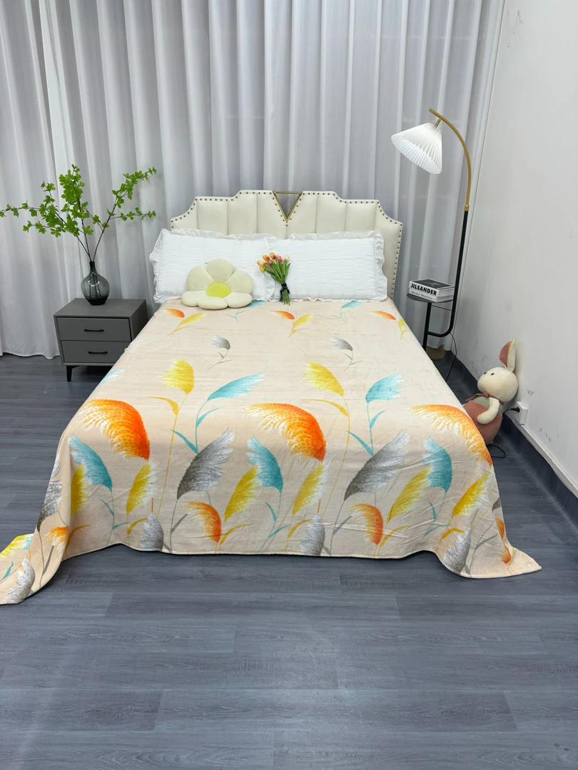 秋冬新款保暖牛奶绒床单