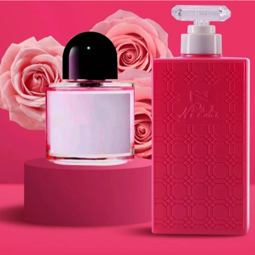 Nermi 奈乐美无人区玫瑰香氛身体乳沐浴露（玫红色）【新疆包邮】