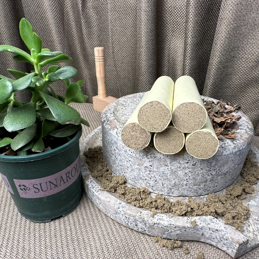 直径4.0厘米三年陈纯艾叶石磨手工艾条挥发养生馆可用居家必备