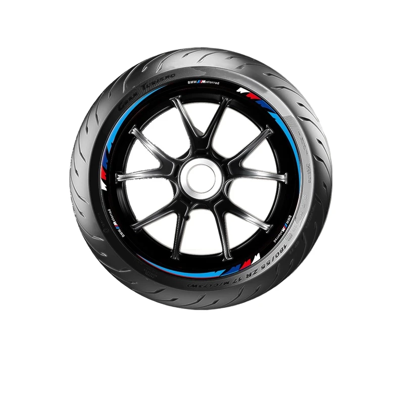 适用宝马C400GT C400X改装轮毂贴纸防水反光贴花轮辋贴彩色边条贴