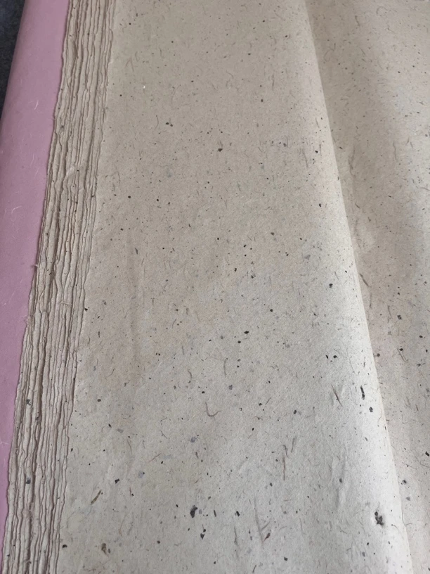 四尺整张古桑皮土纸 一刀50张